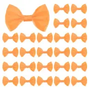 120-Pack Mini Craft Ribbon Bow 1.5x1 Inch for Craft DIY[Orange]