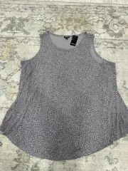 NWT Torrid Leaf Pattern Highneck Tank Top Sz 4X
