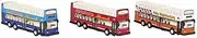 Goki 12266 Sightseeing Bus, vehículo, L= 18,3 cm Toy Trains and Accessories, Multi-Coloured (Multi-Coloured)