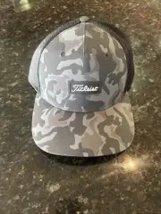 NEW Titleist Monterey Fitted Golf Hat Cap - Black Camo L / XL