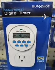 Autopilot Single Outlet Digital Timer New Free Shipping