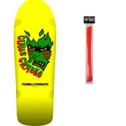 Powell Peralta Skateboard Deck Claus Grabke Yellow Old School + rails