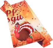 TEHAUX Thanksgiving Day Banner Decorative Wall Hanging Cloth Autumn Themed Backdrop for Home Decor Versatile Wall Decoration for Family Gatherings Easy to Install Lightweight