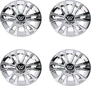 Golf Cart Hubcaps Wheel Covers and Tires Center Caps 8 Inch, Set of 4 Golf Cart Hub Caps (EZGO Club Car Wheel)