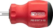 PB Swiss Tyre Valve Screwdriver with Stubby Handle, 4.5 x 10 mm Size