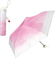 (2025) Parasol Traveling Cafe x Wpc. Cream Soda Parasol Mini Pink <100% Light Blocking/99.9% UV Reduction/UPF50+/Sun or Rainy Day>Folding Umbrella, Lightweight, Stylish, Cute, Shine, Retro, Cherry