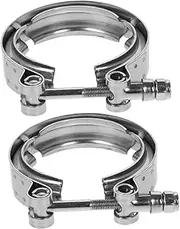 Ciieeo 2pcs Motorcycle Hanger Clamps Auto Exhaust Bracket Exhaust Vehicle Clip Vehicle Clamp Auto Pipe Bracket Motorcycle Brake Bleeder Kit Stainless Steel Silver