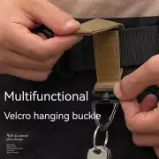Multi-functional Backpack Buckle 360° Rotating Triangle Buckle D-ring Keychain