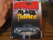2009 Johnny Lightning 1950 Oldsmobile Black With Flames # HW 99