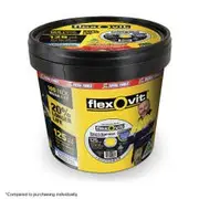 FLEXOVIT 100 Piece 125 x 1.0mm Cut-Off MEGA INOX & MAXX Discs Tub 66252850037