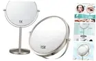 1X/15X Magnifying Mirror, Double Sided Makeup Mirror with Stand for Desk, 8