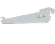 2 Pack Rubbermaid FastTrack White Steel Adjustable Mount Shoe Bracket 7-1/8”