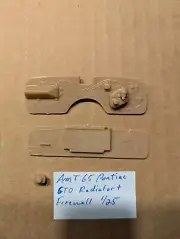 AMT 65 PONTIAC GTO RADIATOR AND FIREWALL NEW! 1/25