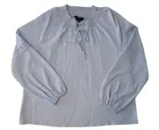 NEW Social Standard by Sanctuary Tallie Long Sleeve Breathable Peasant Top Med