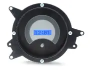 Dakota Digital 69 Mustang Silver Clock Blue LED for VHX System VLK-69F-MUS-S-B