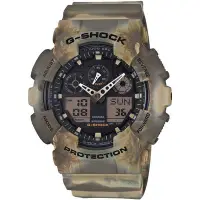 在飛比找Yahoo!奇摩拍賣優惠-G-SHOCK 叢林迷幻重機械風格運動錶-大地棕 GA-10