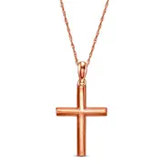 Cross Pendant in 10K Rose Gold