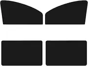 4 Pack Car Sun Shades, Magnetic Car Sun Shade Children Double-Sided UV Protection, Universal Car Window Privacy Curtains, Protects Passengers, Baby, Pets, Front Side and Back Seat