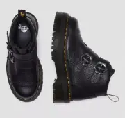 NEW IN BOX Dr. Martens Women's Devon Flower Ankle Boot Black 27642001 Size 11