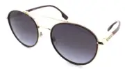 Burberry Sunglasses BE 3131 1337/8G 55-20-140 Light Gold / Grey Gradient Italy