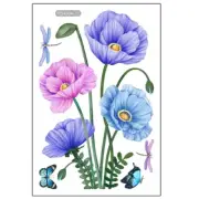 Beautiful Plant PVC Wall Sticker Plants Flowers Decals Removable and
