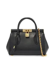 Dolce & Gabbana Top Handle Bag With Gold Chain