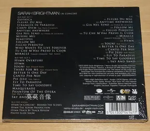 暢享CD~現貨！莎拉布萊曼Sarah Brightman Hymn In Concert CD+藍光碟