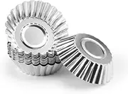 AIMALL 20PCS Egg Tart Mould Baking Cups Tins, Cake Cups Circular Tins Pie Egg Tart Mould Mold Plate Baking Tool Cupcake
