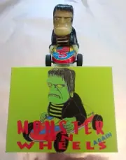 Frankenstein 4" Monster On Wheels MIB TikiCo Japan Universal Dracula Mummy