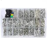 1050Pcs 1/1.5/1.8/2.2/2.8/3.5MM Auto Tyco AMP Boschs Deutsch Crimping Wire Female Male Terminal Box with Pin Removal Tool