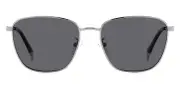 Polaroid PLD Sunglasses Men Ruthenium / Gray Polarized 56mm New 100% Authentic
