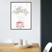 DIY Fingerprint Guest Book Tree Signin Book Wedding Anniversary Birthday