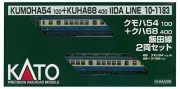 KATO N Gauge Kumoha 54100+Kuha 68400 Iida-Line 2cars Set 10-1183 Model Train