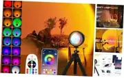 Sunset Lamp Projector Led Lights for Bedroom Night Light RGB Lights Sun Orange