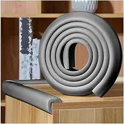Foam Safety Strips, L Shape Self-Adhesive Anti Collision Strip, Edge Protectors Safety Bumper, Corner Protectors for Glass Table Furniture Fireplace Desk