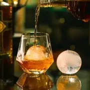 Ice Ball Press Kit Ice Ball Maker 2.4"/60mm Clear Sphere Whiskeys Scot