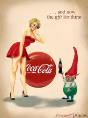 Coca Cola, Pepsi, Sprite Vintage Photos & Ads Free Rigid Top Loader 1172