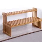 Kitchen Elevated Shelf Pantry Storage Spices Holder Organiser Mug Cup Rack Stand
