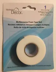 4 Rolls of Masterpiece Decor Multi-Purpose Foam Tape / Mirror Mounting Tape