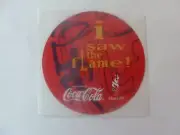 I SAW THE FLAME COKE COCA-COLA 1996 ATLANTA OLYMPICS STICKER