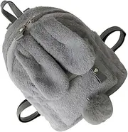 [LIFKOME] Back Bag Mini Casual Plush Black