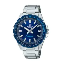 在飛比找Yahoo奇摩購物中心優惠-CASIO 卡西歐 EDIFICE 潛水風格紳士手錶-藍x銀