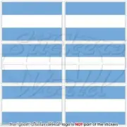 ARGENTINA Argentinian Civil Flag Mobile Cell Phone Mini Decals Stickers, 1,6" x6