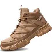 Men Lightweight Work Boots Indestructible Non Slip Safety Steel Toe Shoes