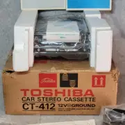 VTG Classic Car Toshiba Cassette Tape Stereo NEW NEVER USED CT-412 Recorder