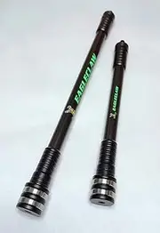 GHA DH Eagleclaw Bow Stabilizer for Compound Bow Hunting, High Modulus Carbon, Steel Weights, 8”10”12” Single Unit