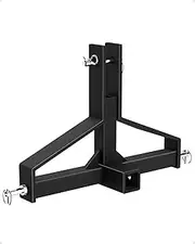 Takywep 3 Point Hitch Receiver, Quick Trailer Hitch Attachments for Category 1 Tractor Drawba