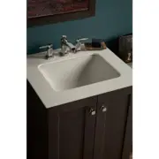 KOHLER Undermount Bathroom Sinks 15.75"W Undermount Vitreous China Front White