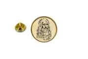 pins pin's badge metal lapel hat button leonard de vinci da