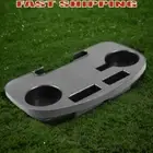 Clip On Table Tray Folding Relaxing Chair Drink Holder Black for Fishing Beach